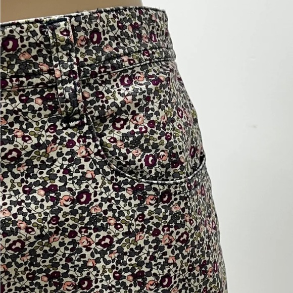 Gorman Floral Print High Waist Denim Skirt Size Small 8 10 - Picture 4 of 6